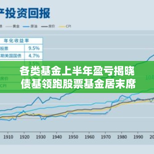 各类基金上半年盈亏揭晓 债基领跑股票基金居末席