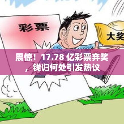 震惊！17.78 亿彩票弃奖，钱归何处引发热议