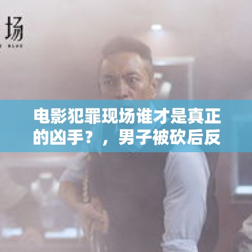 电影犯罪现场谁才是真正的凶手？，男子被砍后反杀凶手