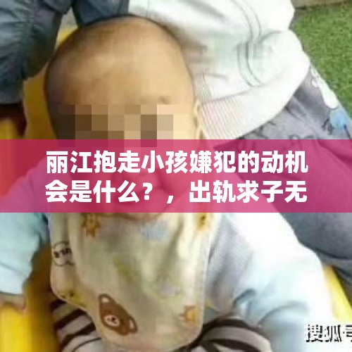 丽江抱走小孩嫌犯的动机会是什么？，出轨求子无果杀人