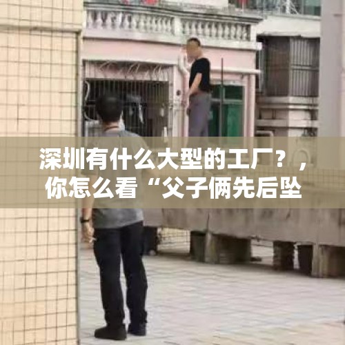 深圳有什么大型的工厂？，你怎么看“父子俩先后坠楼，事发前疑因儿子学习问题引发争吵”？