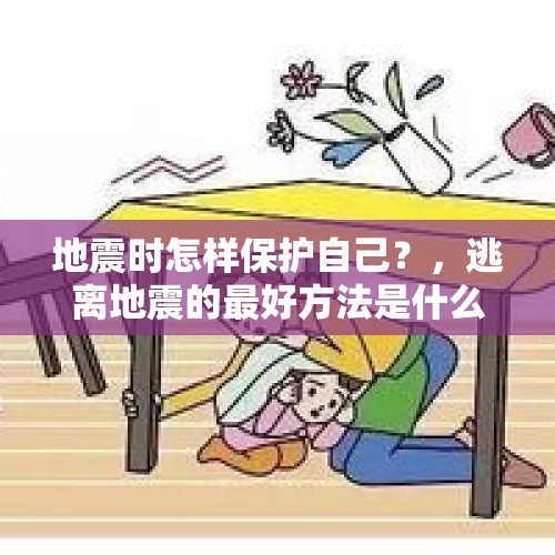 地震时怎样保护自己？，逃离地震的最好方法是什么？