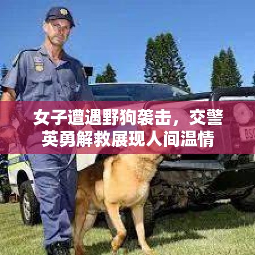 女子遭遇野狗袭击，交警英勇解救展现人间温情