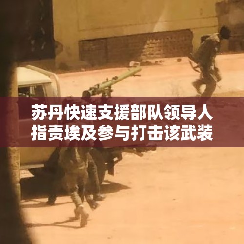 苏丹快速支援部队领导人指责埃及参与打击该武装 埃及否认