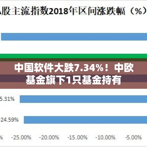 中国软件大跌7.34%！中欧基金旗下1只基金持有