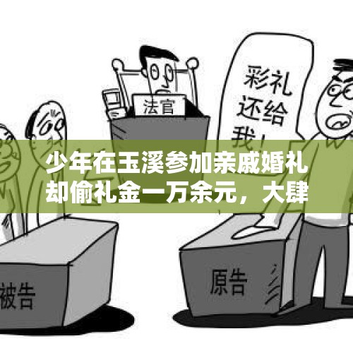 少年在玉溪参加亲戚婚礼却偷礼金一万余元，大肆挥霍时被抓获，你怎么看？，会计王某侵吞930万公款打赏网络女主播，“为了挽回面子”，你怎么看？