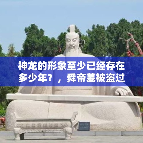 神龙的形象至少已经存在多少年？，舜帝墓被盗过吗？