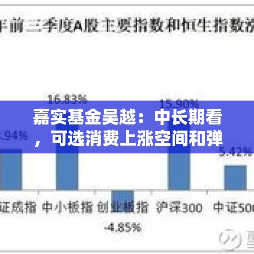 嘉实基金吴越：中长期看，可选消费上涨空间和弹性更优