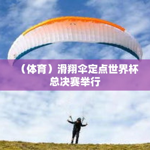 （体育）滑翔伞定点世界杯总决赛举行