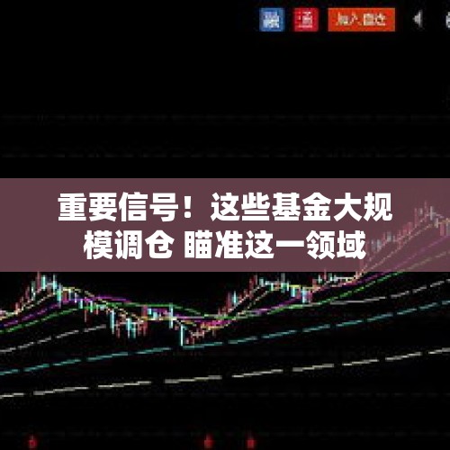 重要信号！这些基金大规模调仓 瞄准这一领域