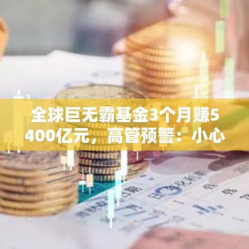 全球巨无霸基金3个月赚5400亿元，高管预警：小心科技股