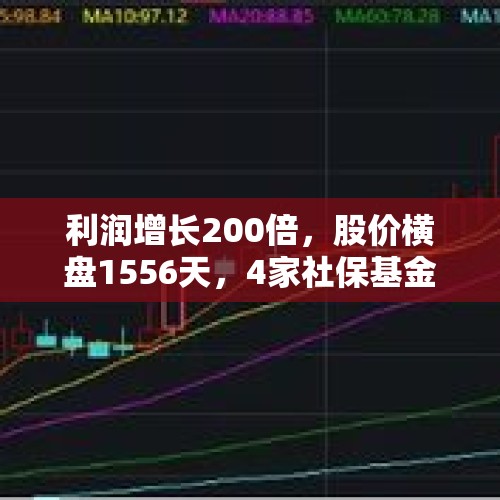 利润增长200倍，股价横盘1556天，4家社保基金刚刚扎堆建仓