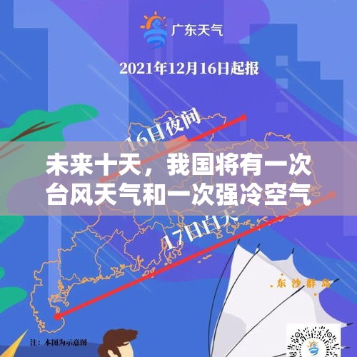 未来十天，我国将有一次台风天气和一次强冷空气活动