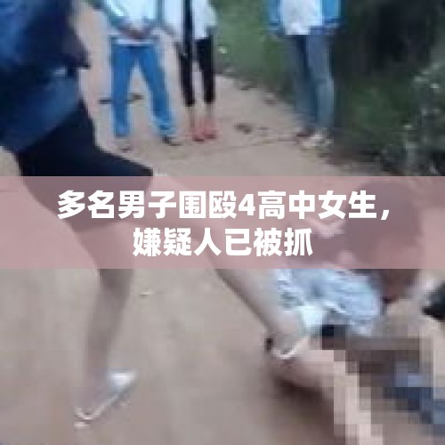 多名男子围殴4高中女生，嫌疑人已被抓