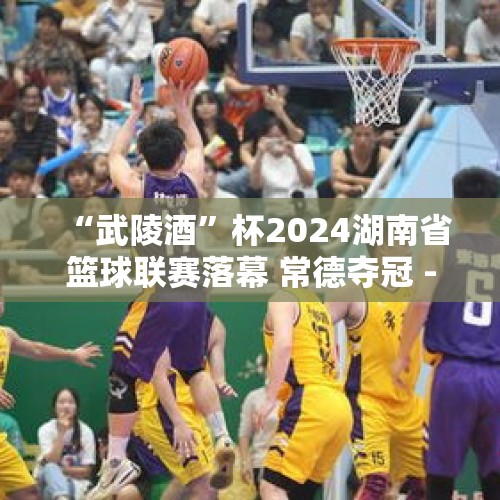 “武陵酒”杯2024湖南省篮球联赛落幕 常德夺冠 - 今日头条