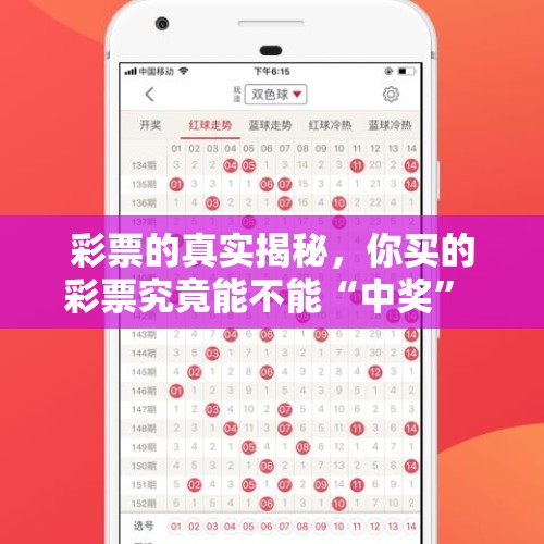 彩票的真实揭秘，你买的彩票究竟能不能“中奖” - 今日头条