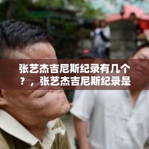 张艺杰吉尼斯纪录有几个？，张艺杰吉尼斯纪录是真的吗？