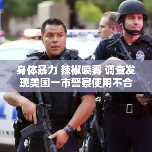 身体暴力 辣椒喷雾 调查发现美国一市警察使用不合理手段执法 - 今日头条