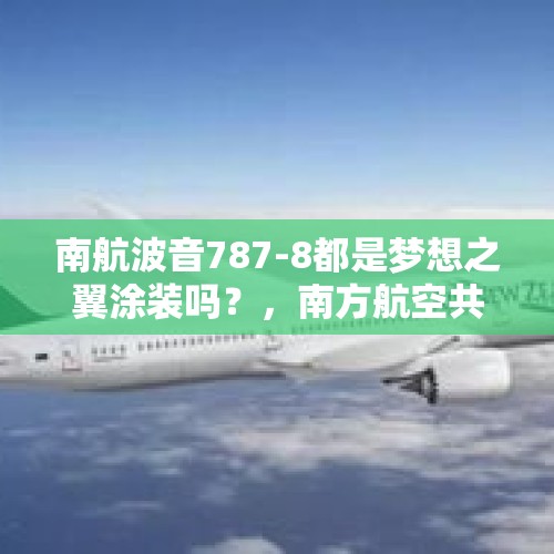 南航波音787-8都是梦想之翼涂装吗？，南方航空共有多少架飞机？