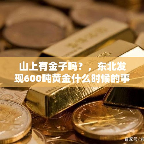 山上有金子吗？，东北发现600吨黄金什么时候的事？