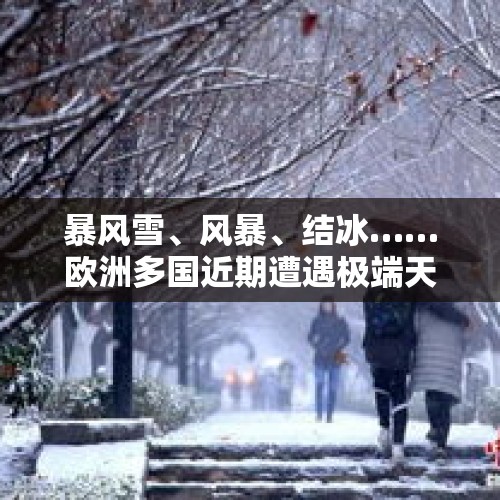 暴风雪、风暴、结冰……欧洲多国近期遭遇极端天气 - 今日头条