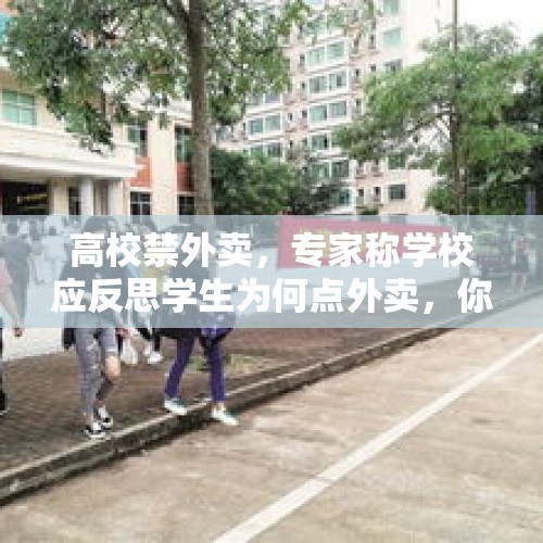 高校禁外卖，专家称学校应反思学生为何点外卖，你怎么看？，高校回应回收地沟油