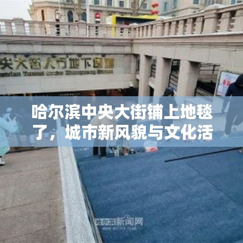 哈尔滨中央大街铺上地毯了，城市新风貌与文化活动的融合