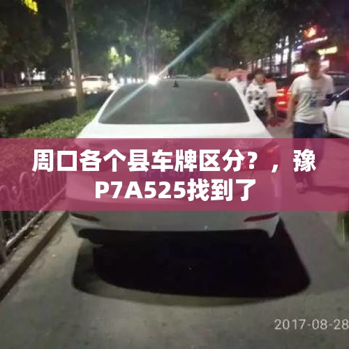 周口各个县车牌区分？，豫P7A525找到了