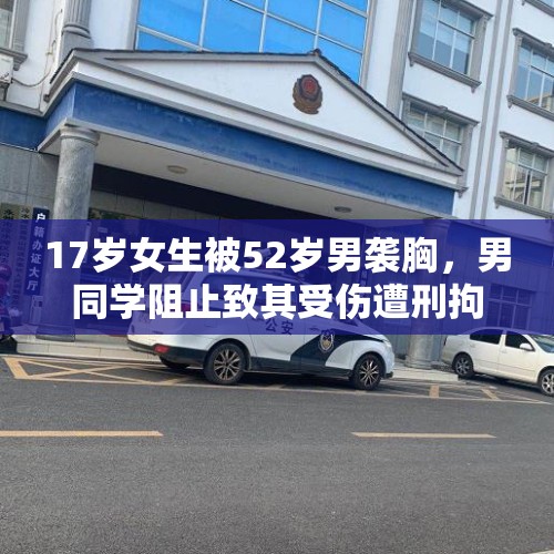 17岁女生被52岁男袭胸，男同学阻止致其受伤遭刑拘，怎么看？，尾随女孩男子被抓获