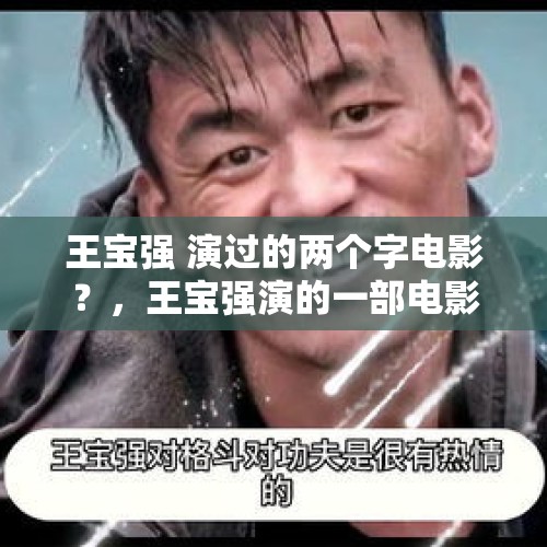 王宝强 演过的两个字电影？，王宝强演的一部电影叫盲什么来着？