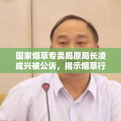 国家烟草专卖局原局长凌成兴被公诉，揭示烟草行业的反腐斗争与挑战