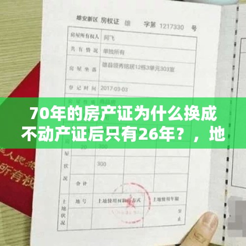 70年的房产证为什么换成不动产证后只有26年？，地产行业裁员超过50%，出来的人都去干什么了？