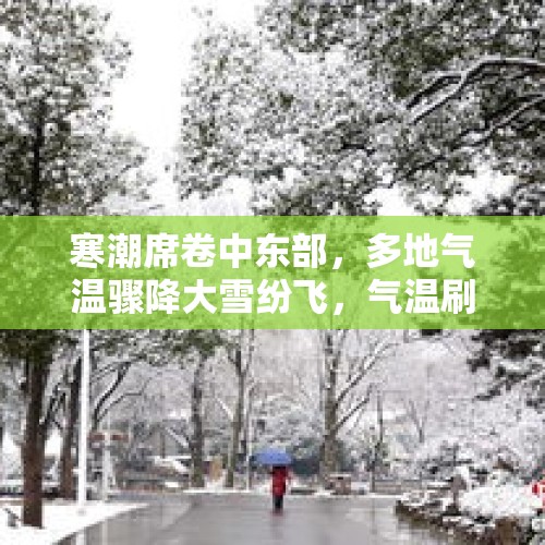 寒潮席卷中东部，多地气温骤降大雪纷飞，气温刷新今冬新低 - 今日头条