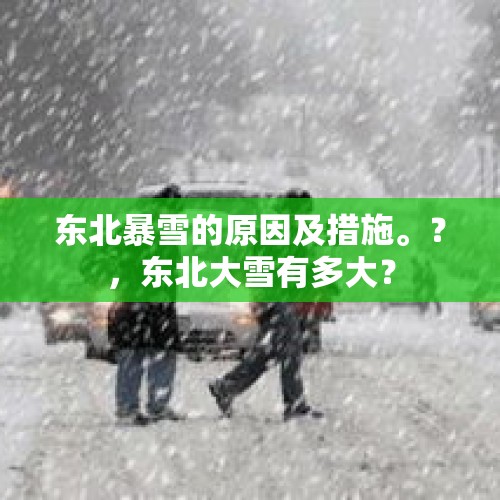 东北暴雪的原因及措施。？，东北大雪有多大？