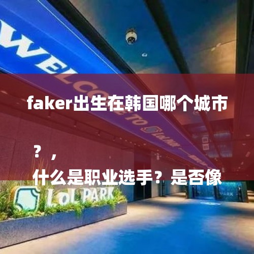 faker出生在韩国哪个城市？，
什么是职业选手？是否像有人说的那样”Faker天天苦练14个小时Rank，Ning王每天才打几盘Rank排位”？你怎么看？