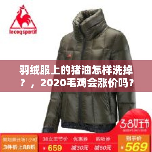 羽绒服上的猪油怎样洗掉？，2020毛鸡会涨价吗？为什么？