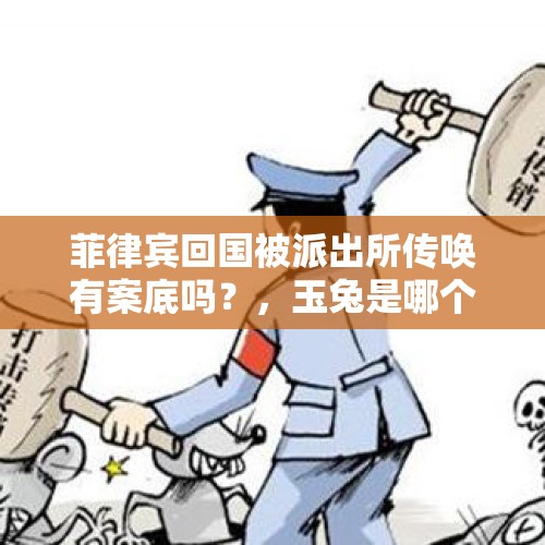 菲律宾回国被派出所传唤有案底吗？，玉兔是哪个国家的？