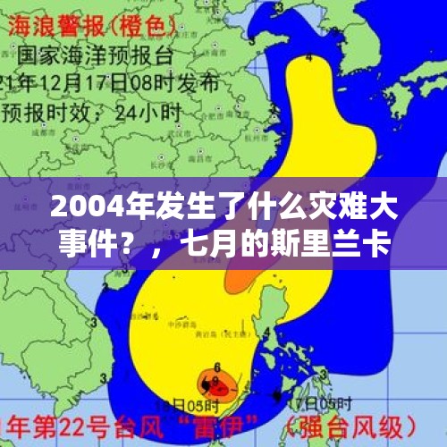 2004年发生了什么灾难大事件？，七月的斯里兰卡盛行什么风降水量怎么样？