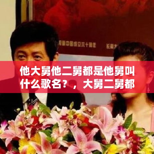 他大舅他二舅都是他舅叫什么歌名？，大舅二舅都是你舅出自哪部电影？